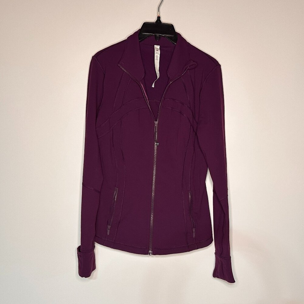 Lululemon Define Jacket Luon Magenta Jacket Women Size 10